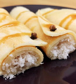 Coconut-stuffed Pancakes